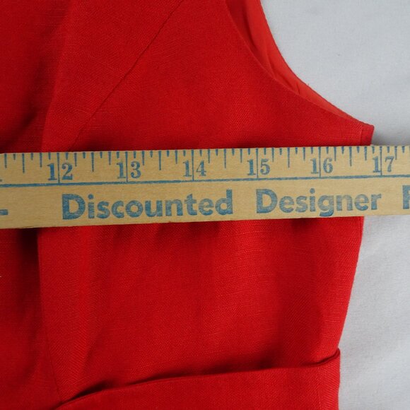 Vintage Laundry by Shelli Segal Women Red Dress Size 6 - Picture 9 of 10